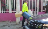 Encontraron pimpinas donde guardaban el combustible.  