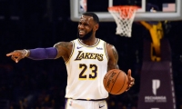La estrella de los Lakers pasó del séptimo puesto al quinto en la clasificación histórica de encestadores.