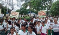 Los banqueños marcharon en memoria de la pequeña Valery.