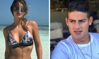 James Rodríguez y Shannon de Lima.