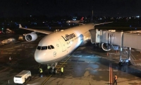 El avión de Lufthansa se desvió de su ruta original por el mal tiempo en Bogotá. 