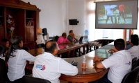 La reunión, que se realizó en la Sala de Juntas del Despacho de la gobernadora Rosa Cotes y contó con la asistencia de los alcaldes de los municipios beneficiados. 