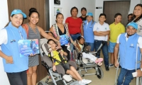 Miembros de la población con discapacidad del Distrito visitaron la Alcaldía.