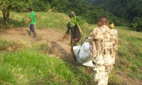 Rescate del cuerpo de Jaime Bernal.