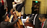 Discusión en la cámara de representantes