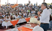 “No queremos un país inundado de coca, porque deteriora el ambiente”, dijo el Mandatario.
