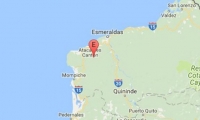 Cortesía El sismo se registró en la provincia costera de Esmeraldas, en el norte de Ecuador.