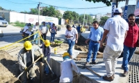 Obras del colector de la carrera 19 entre Avenida del Río y Avenida del Ferrocarril.