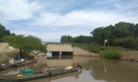 Alcantarilla rectangular del caño clarín vía barranquilla