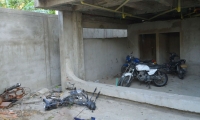 Estas son las motocicletas que se encuentran en el Puesto de Salud de Mamatoco. 
