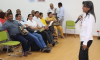 Oficina de Comunicaciones del Magdalena. la secretaria de educación,Nidia Rosa Romero, socializó la nueva ruta de educación.