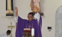 Jorge Peña, párroco de la igleisa Santa Ana.  