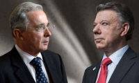 la dispuesta entre el expresidente Álvaro Uribe y el actual mandatario Juan Manuel Santos polarizó al país.