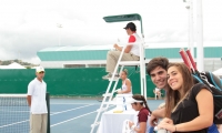 Cancha de Tenis, realizada para los Juegos Bolivarianos.