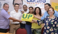 El partido Unión Patriota, UP, consolida respaldo a candidatura presidencial de Carlos Caicedo de cara a la ‘Consulta Interpartidista de la Inclusión Social para la Paz’, que se disputará el próximo 11 de marzo contra Gustavo Petro.