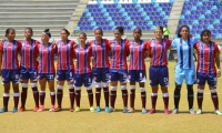 Unión Magdalena femenino se alista para el primer clásico costeño de fútbol femenino.