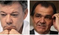 Juan Manuel Santos y Oscar Iván Zuluaga. 