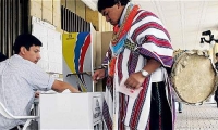 El voto en blanco se incrementó en las elecciones de Circunscripción Indígena.