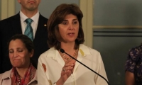 María Ángela Holguín, canciller colombiana.