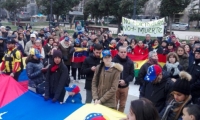 Venezolanos se manifestaron en España contra la dictadura de Nicolás Maduro.