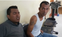  Pablo Andrés Fajardo Rolando y Miguel Estrend Jiménez, los capturados que tenía detención domiciliaria.