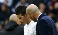 James Rodríguez y zinedine zidane.