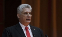Miguel Díaz-Canel fue elegido hoy presidente de Cuba por la Asamblea Nacional.