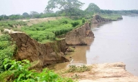 El corregimiento de Guáimaro, a orillas del río Magdalena, es una de las zonas de alto riesgo del Magdalena.