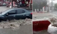 Situaciones de emergencias se registraron tras el fuerte aguacero.