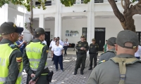 La Policía Metropolitana de Santa Marta emprendió las acciones de seguridad durante el puente festivo.