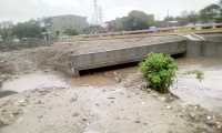 La cantidad de lluvia superó los estándares, sin contar el 'pico de botella' generado aguas abajo.