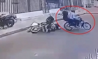 La Policía está tras la pista de los delincuentes. 