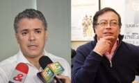  Iván Duque y Gustavo Petro.