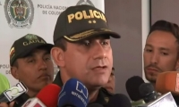  Brigadier general Óscar Gómez, comandante de la Policía Metropolitana del Valle de Aburrá.