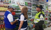 Aspecto de los operativos desarrollado por la Policía Fiscal y Aduanera.