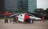 El helicóptero de la operación 'Jaque'.