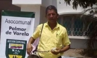 Luis Barrios Machado, presidente de Asocomunal de Palmar de Varela.