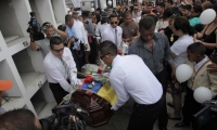 Óscar Villacís y Katty Velasco, fueron sepultados este domingo en Ecuador.