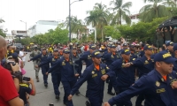 Aspecto del desfile del 20 de julio de 2017.