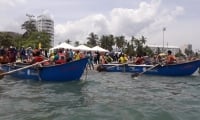 En la jornada realizaron canotaje y canoas artesanales.