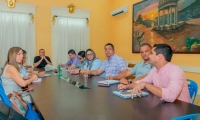 Aspecto del consejo de gobierno desarrollado la mañana de este lunes en Ciénaga.