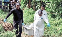 Cruelmente acribillado fue hallado el cadáver de este hombre en zona rural de la capital del Magdalena. 