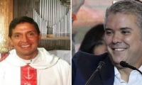 Archivo particular. Padre Chucho y Duque.