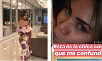 Kelly Restrepo (izquierda) y mujer con la que la confundieron (derecha)