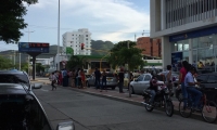 Evacuación de edificios en Santa Marta.