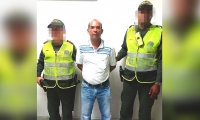 Elkin Alberto Witt Rodríguez, detenido por violencia intrafamiliar.