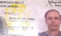 Documento de identidad de José Manuel Morgado Bello, hombre asesinado.