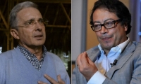  Álvaro Uribe y Gustavo Petro