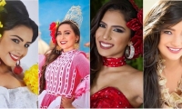 Estas son varias de las candidatas que participarán en el Imperialato Nacional de la Cumbia.