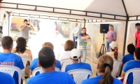 El alcalde Rafael Martínez dio inicio a la obra este viernes.